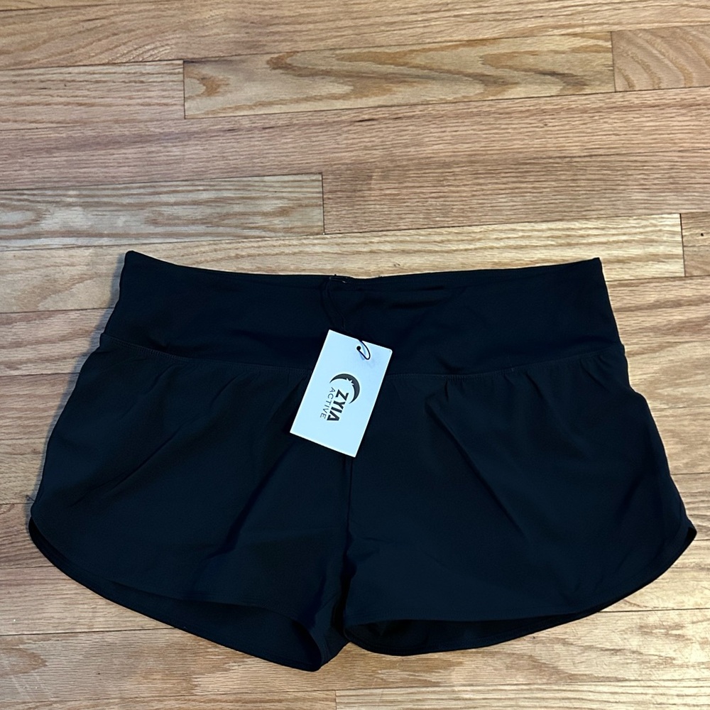 Zyia Black Trainer Shorts